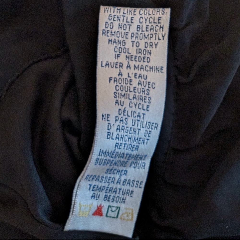 Ricki’s Y2K Vintage High Low Black Mullet Skirt Size Large - Picture 5 of 10